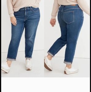 MADEWELL the high rise slim boy jean 36" PLUS SIZE